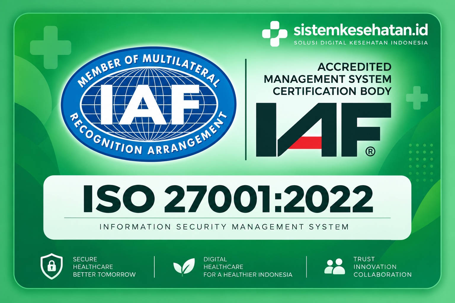 Tersertifikasi ISO/IEC 27001:2022 — Information Security Management System